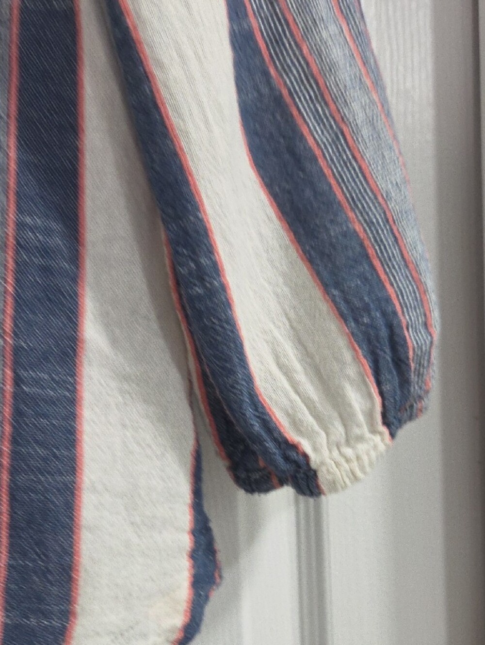Anthropologie Blue, White & Red Striped Button-Front Top - Cloth & Stone - Picture 10 of 16